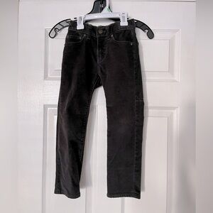 Crewcuts Boys Charcoal Gray Corduroy Pants